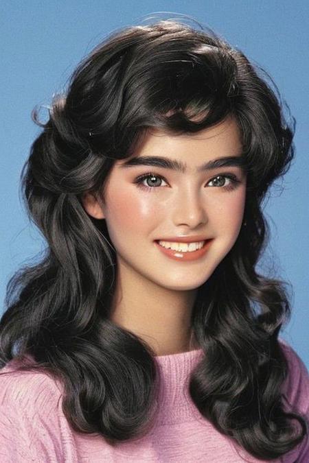 80's hairstyle , 30 years old