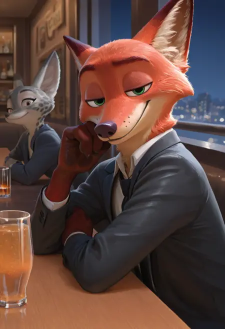Furry Anthro Lora: Nick Wilde (Zootopia)