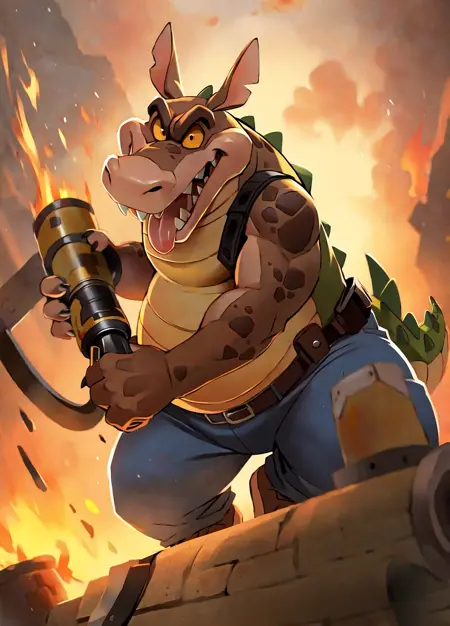 Dingodile - Crash Bandicoot