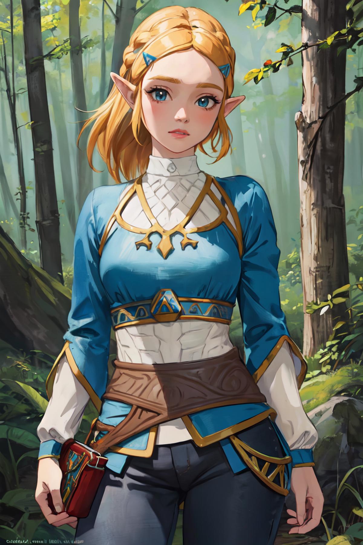Zelda Costume (Breath of the Wild) (WIP, see description) image by kokurine