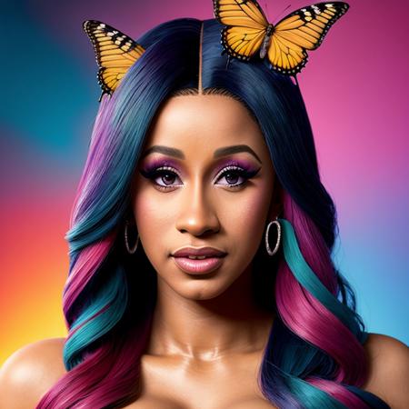 Cardi B. Embedding - V1 | Stable Diffusion Embedding | Civitai