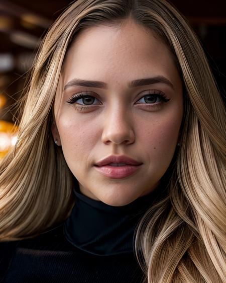 closeup headshot of mmalkova, an extremely sexy woman with long blonde hair, (long sleeved turtleneck dress:1.2), in a cozy pub, full detail, detailed face, HDR, 8K, interesting background, emotional scene, film still, (cinematic:1.3), soft lighting, <lora:epiNoiseoffset_v2:0.6>, <lora:add_detail:0.7>