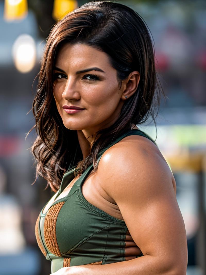 Gina Carano LoRA images generated with AI