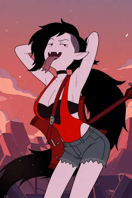 Marceline (Obsidian, rock outfit) - AT: Distant Lands - Illustrious