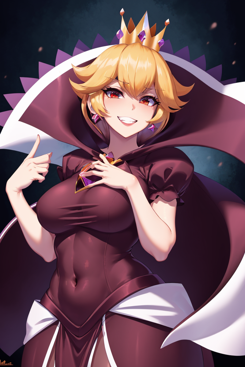 Shadow Queen Peach (Paper Mario) image by LordOtako