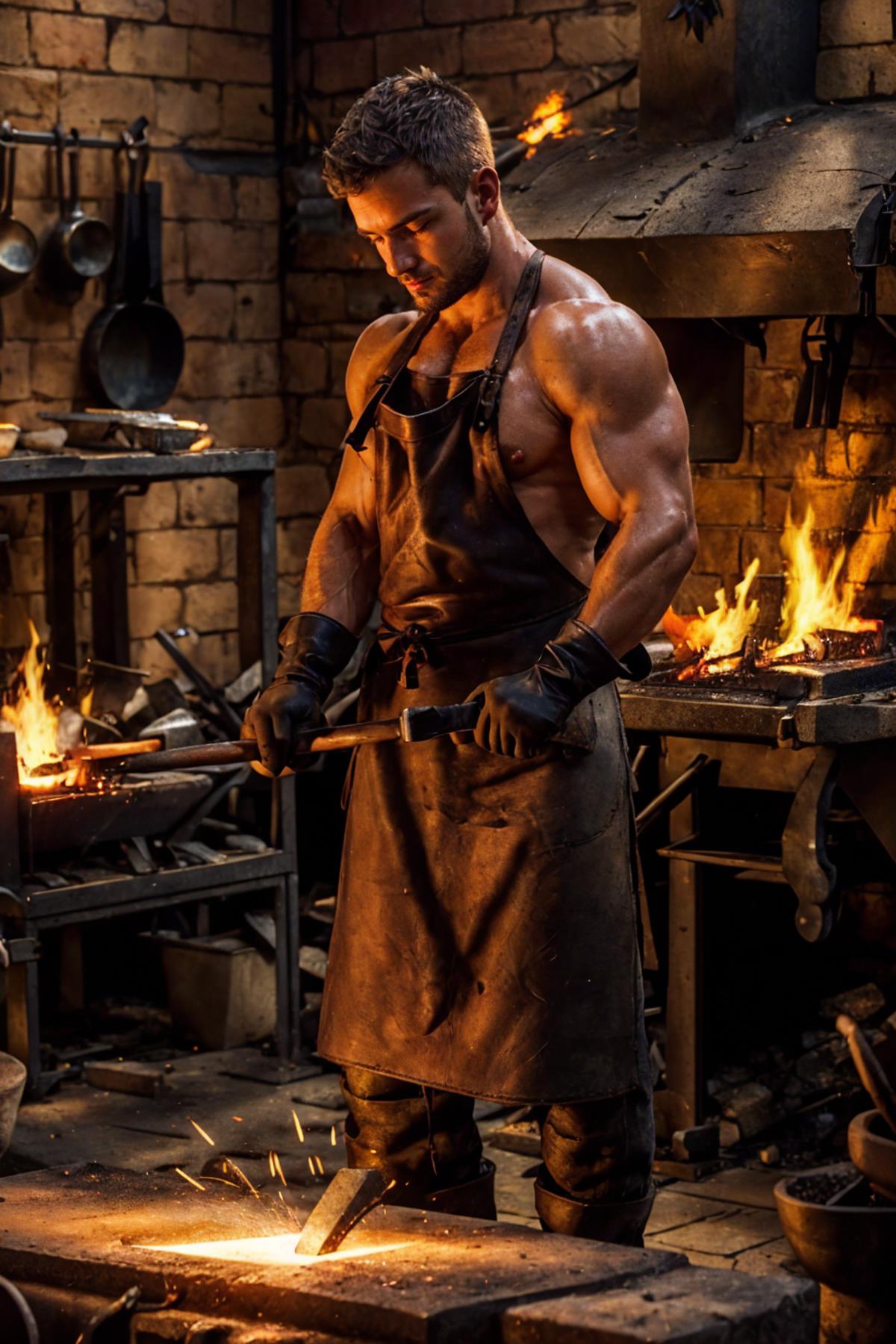 Sexy Blacksmith image by Kairen92