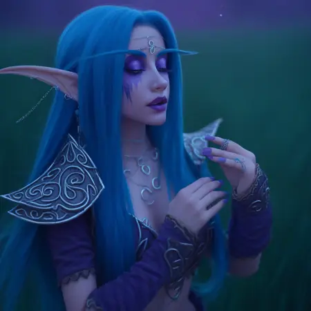 Female Night Elf - World of WarCraft