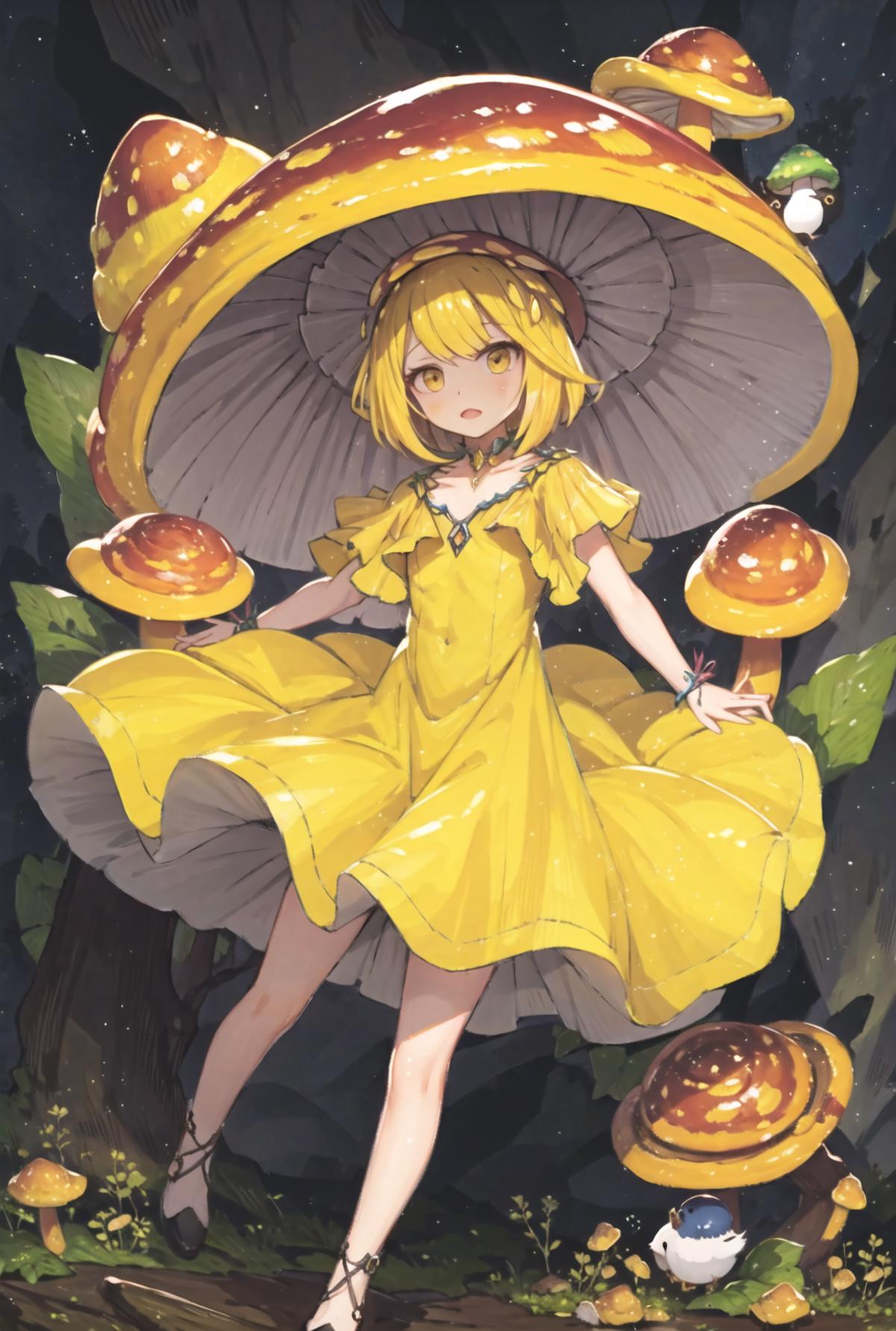 Mushroom Girl/蘑菇娘设计 image by Eisthol