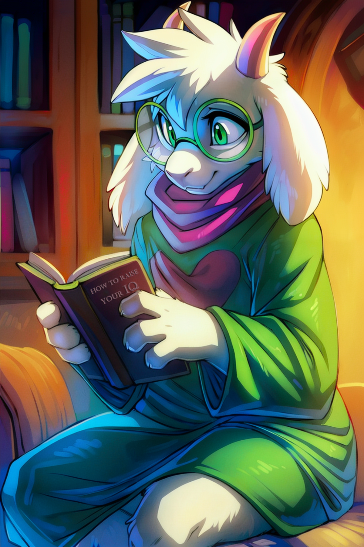 Ralsei (White fur) (Deltarune) image by Mr_Kitsune