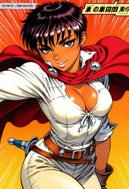 Casca (Berserk Manga Style)
