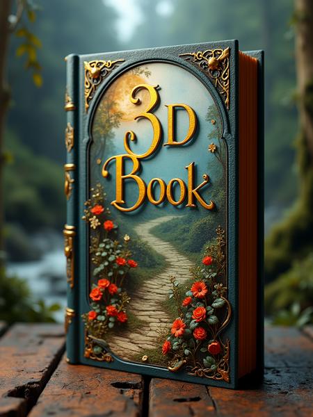 3D Book - CE V01 - Flux.1 D