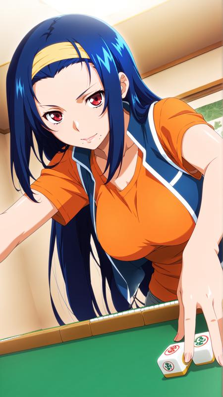 Natsuki Asahina  ("Super Real Mahjong" series) Illustrious v1.0