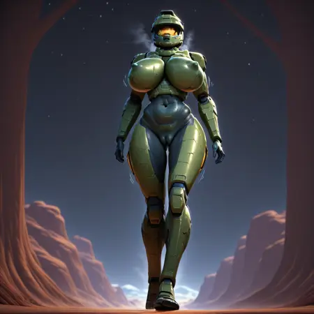 Master chief/female version- (illustrious)