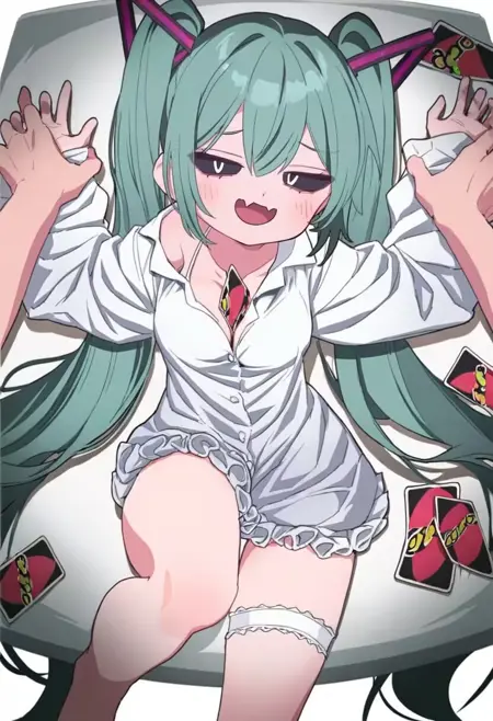 Character:初音ミク 39neko mimukauwa nice try ナイストライ【Noob V-pred 0.75S】