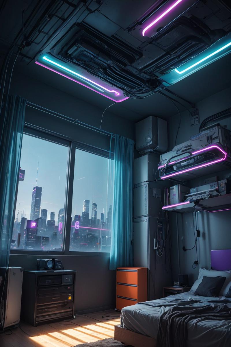 Cyberpunk Interior Design image by aji1