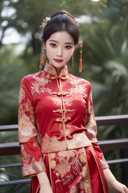 xiuhefu, chinese wedding dress,