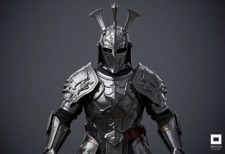 Created as premium AAA game asset or museum visualization piece. Currently trending on ArtStation HQ for its perfect balance of historical accuracy and next-gen rendering techniques. Ideal for armor design portfolios or cinematic production stills."