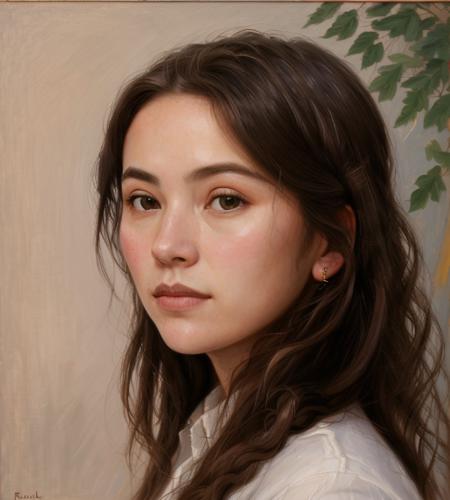 portrait of jeshen,beautiful, oil on canvas, romanticism
 <lora:Jessica_Henwick:1>