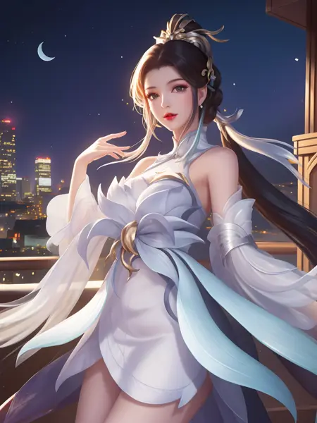 王者荣耀_大乔_白鹤梁神女_Honor of kings_Da Qiao