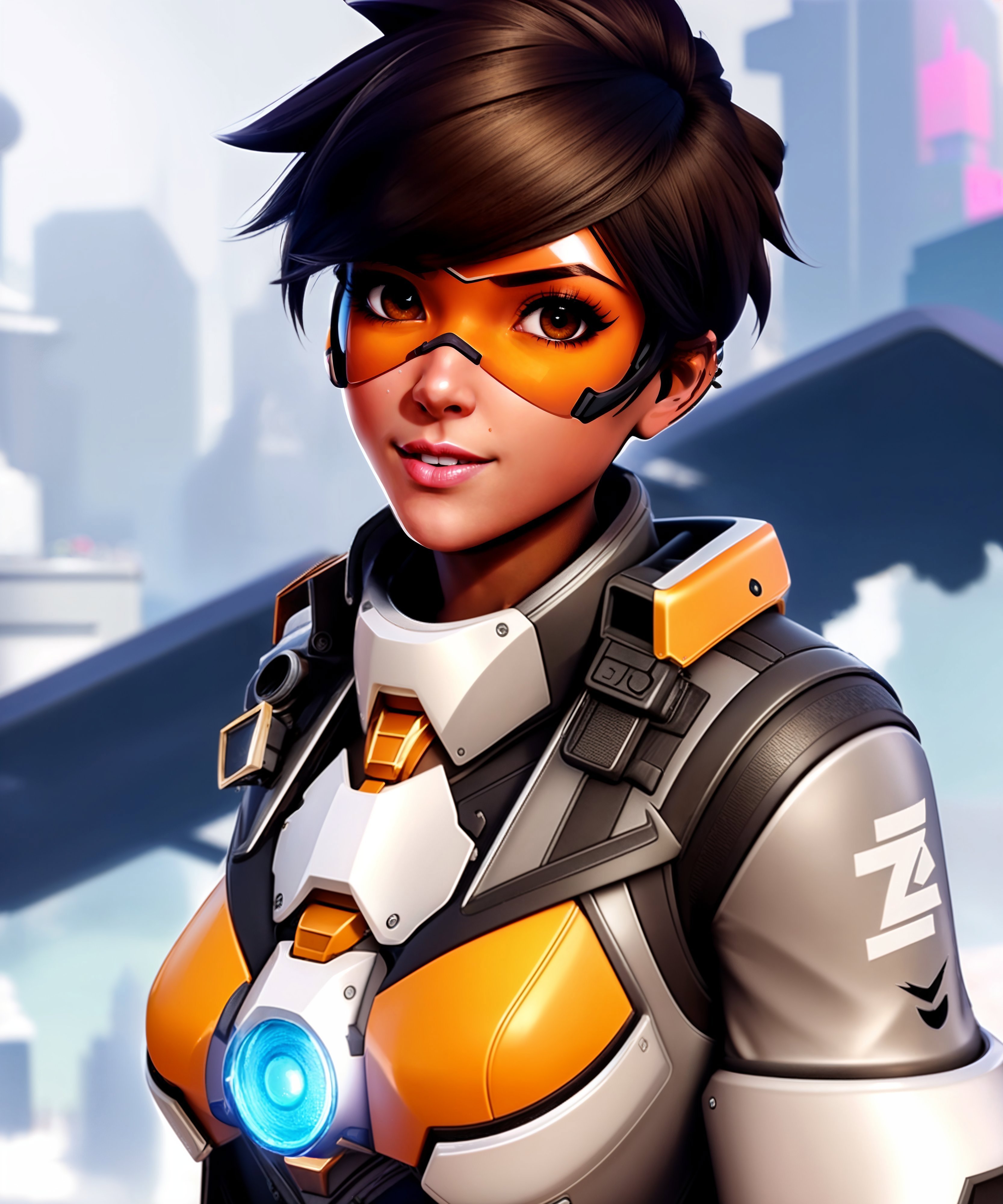 Tracer - Overwatch. image by Digital_Art_AI