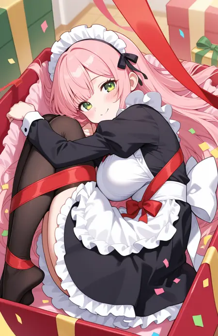 In a box