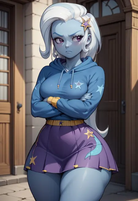 Trixie Lulamoon | My Little Pony: Equestria Girls for Pony/SDXL