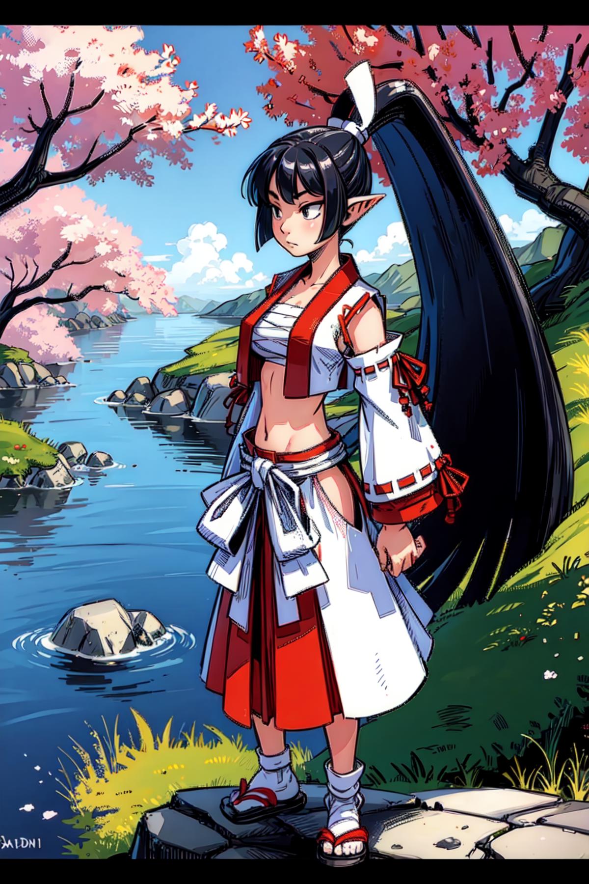Lady Samurai - Disgaea image by Kayako