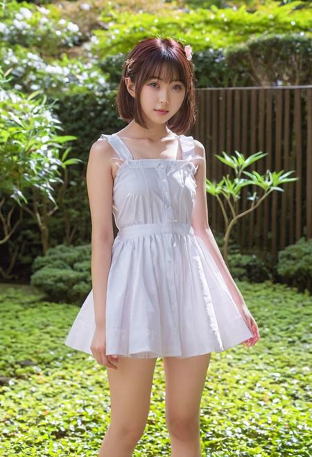 1girl, 18 years old, Very cute(kawaii), masterpiece, best quality, Japanese girl, looking at viewer, in the garden,professional photography, High Dynamic Color Range,High Resolution picture,RAW photos. jpn-girl,<lora:japanese_girl_v1.1:0.5>,<lora:NsfwPovAllInOneLoraSdxl-000009:0.2>