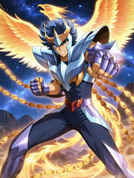 Saint Seiya - Phoenix Ikki  - V3 Armor (フェニックス一輝) illuXL