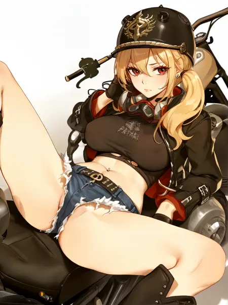 [CONCEPT] Lying on Motorbike (PONY)