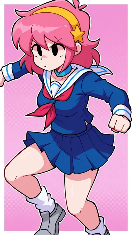 Athena Asamiya (Friday Night Funkin/FNF Cerulean Symphony/Weeg mod)