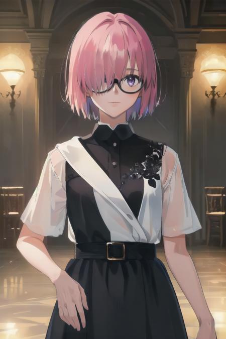 (high quality, high resolution:1.3), 4k, masterpiece, detailed background, indoors, <lora:FGO_Style-14:1>
BREAK
1girl, solo, <lora:mash kyrielight by goofy ai:1>, mash kyrielight, light purple hair,short hair,hair over one eyes, glasses, purple eyes, (medium sho:1.1)t,  runway fashion<lora:GoodHands-vanilla:1.0><lora:GoodHands-beta2:1.0><lora:GoodHands-beta2:1.0>