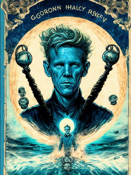 Tarot768 
Gordon Ramsey racecar driver is the Witch of blue