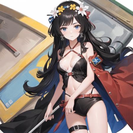 masterpiece, best quality, 1girl,(solo:1.3),standing,official art, simple background, close-up,looking at viewer, 
Fuzi,long hair,black hair,blue eyes,huge breasts,