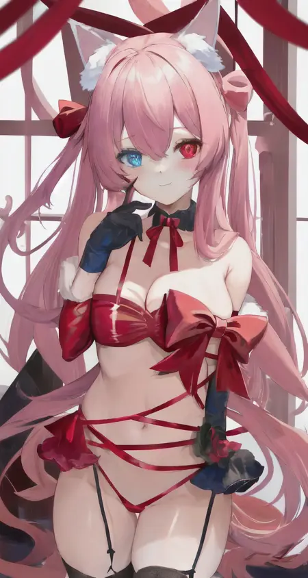 🎀只穿缎带 | 裸リボン | naked ribbon