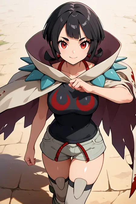 Zinnia: Draconid Lorekeeper | ヒガナ (Pokemon) [Illustrious & Pony & SD1.5]