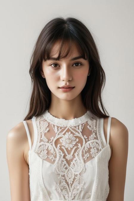 medium shot, <lora:DOPF-Highkey:0.7>, to8highkey, white, high, key, photograph, beautiful, isolated, realistic photo of a woman, simple background, (masterpiece:1.0), (best quality:1.0), beautiful, (intricate details), unity 8k wallpaper, ultra detailed