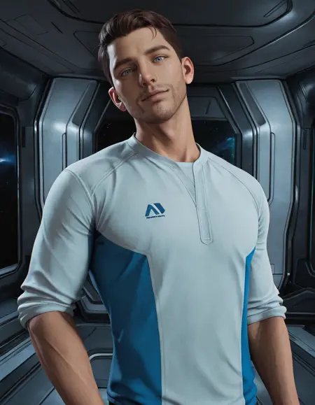 Mass Effect Andromeda - Scott Ryder - Illustrious