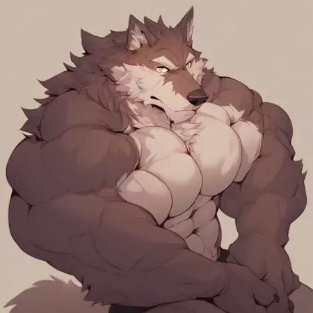 MutoPrime Art Style + Hyper Muscles (Furry)