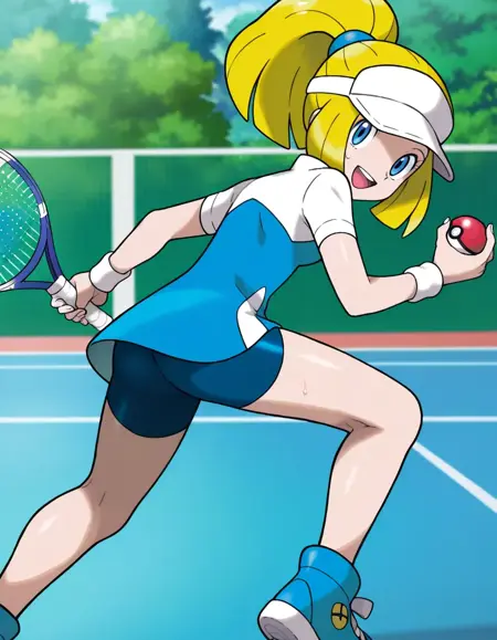 テニスプレイヤー & フットボーラー Smasher & Linebacker/Pokemon BW ポケットモンスターブラック ホワイト - Illustrious