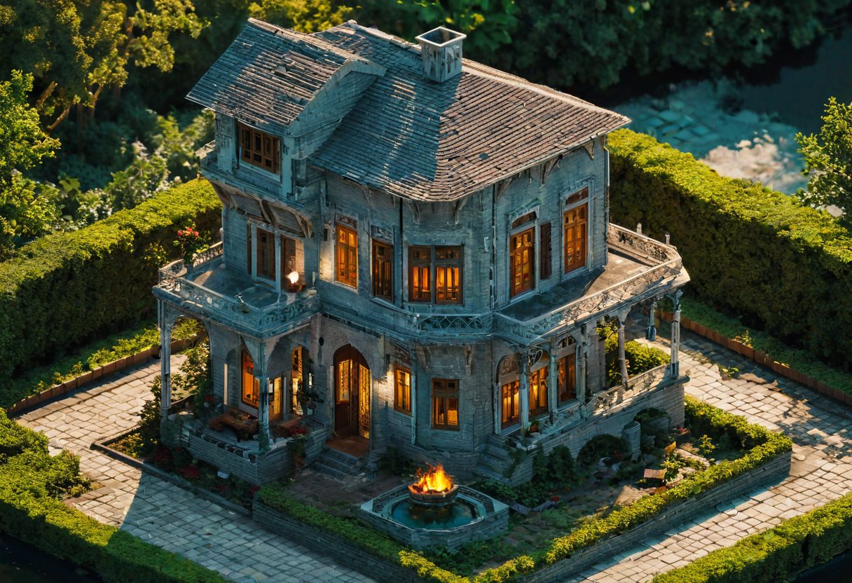 breathtaking cinematic photo isometric style old house, tilemapstyle, voxell, scenery, realistic, vibrant, beautiful, crisp, detailed, ultra detailed, intricate, 35mm photograph, film, bokeh, professional, 4k, highly detailed, award-winning, professional, highly detailed