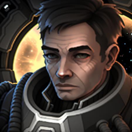 starsector photo of a man <lora:Starsector_Portrait_LORA_1.13.0.e8:1>