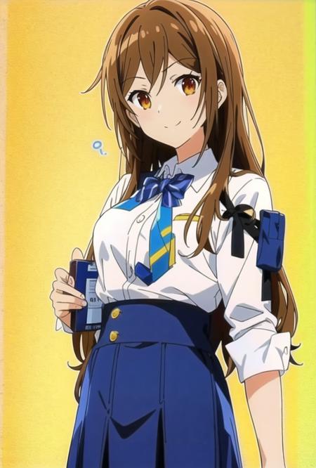 highres,(masterpiece_1.0),(best quality_1.0),very detailed,kyokooo-2800:0.7, kyoko hori,smile,face,standing,full body,1girl,(schoolgirl uniform)