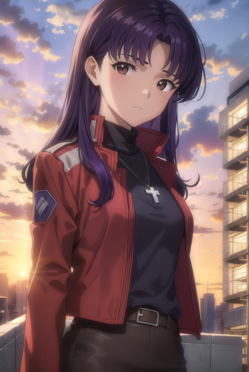 Misato Katsuragi (葛城 ミサト) - Neon Genesis Evangelion (新世紀エヴァンゲリオン) - COMMISSION image by nochekaiser881