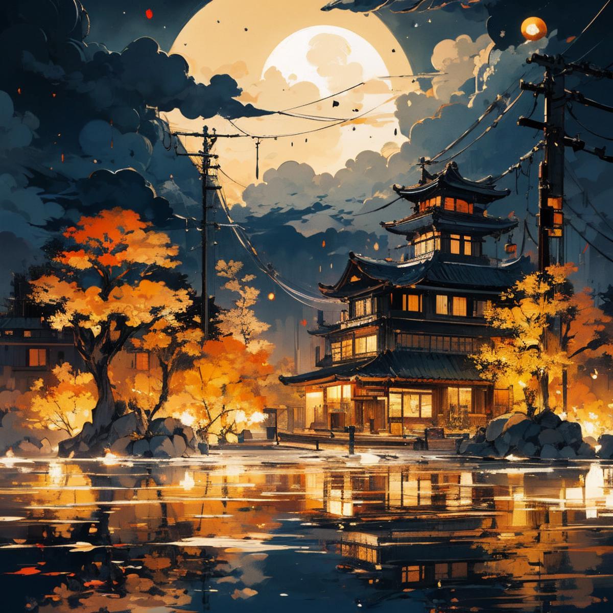 秋之寂语Scene illustrations of cool autumn image by Caramelcoffee