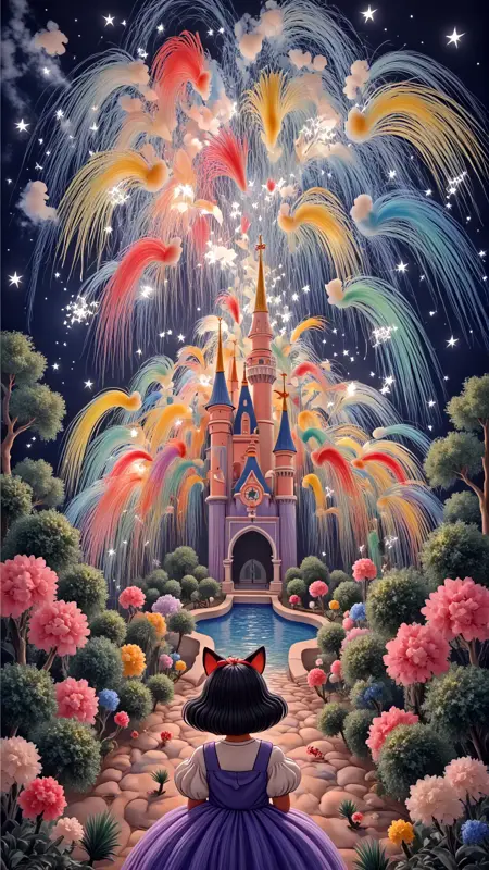 ColorfulFireworks_Flux_EyesJourney