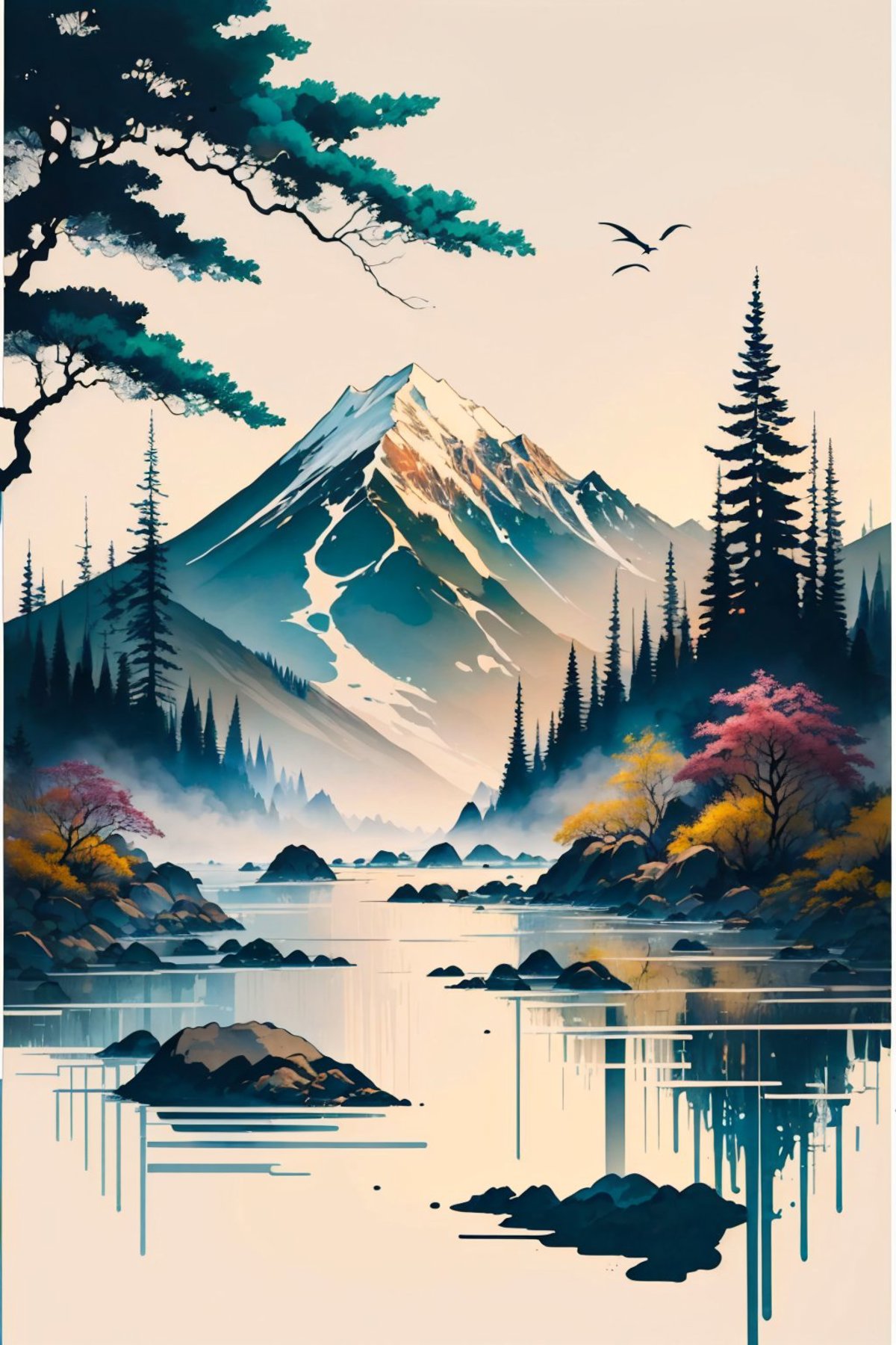 Ink scenery | 水墨山水 image by justTNP