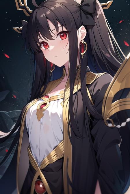 ishtar, <lyco:ishtar-LYCORIStest:1>, ishtar, ahoge, black bow, bow, black hair, earrings, hair bow, hair ornament, jewelry, long hair, (red eyes:1.5), (small breast:1.2),
BREAK ishtar, ahoge, black bow, bow, black hair, earrings, hair bow, hair ornament, jewelry, long hair, (red eyes:1.2), twintails,,
BREAK outdoors, city,
BREAK looking at viewer, BREAK <lora:GoodHands-vanilla:1>, (masterpiece:1.2), best quality, high resolution, unity 8k wallpaper, (illustration:0.8), (beautiful detailed eyes:1.6), extremely detailed face, perfect lighting, extremely detailed CG, (perfect hands, perfect anatomy),