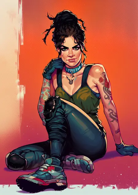 Cyberpunk 2077 style for pony XL