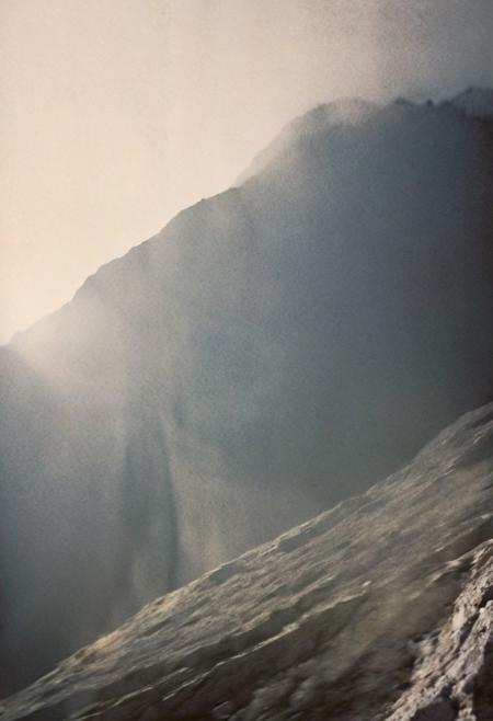 lith_agfabrovira_bs22a, instagram photo,a foggy mountain, hard shadows, film grain